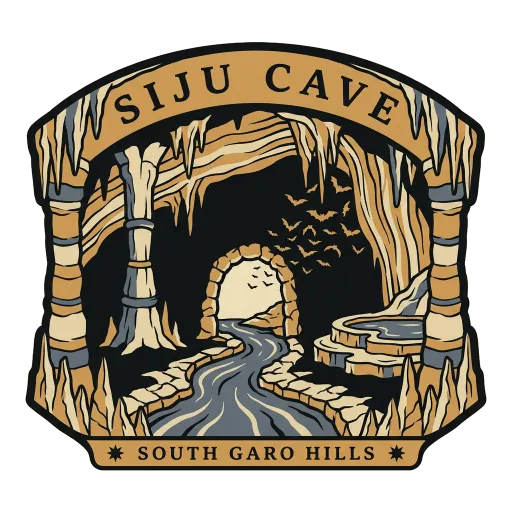 Siju Cave travel stamp