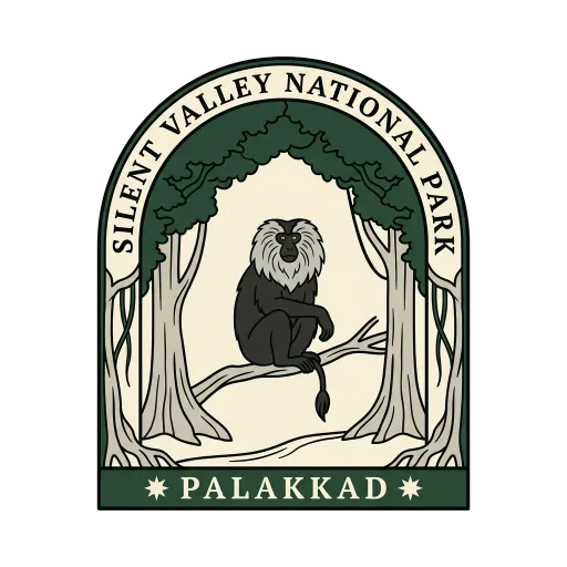 Silent Valley National Park travel stamp