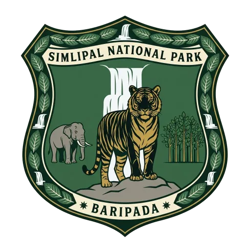 Simlipal National Park travel stamp