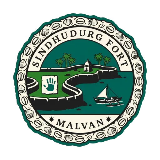 Sindhudurg Fort travel stamp