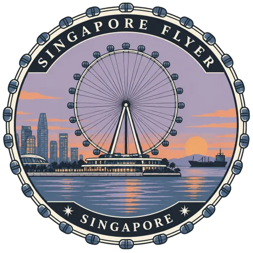 Singapore Flyer travel stamp
