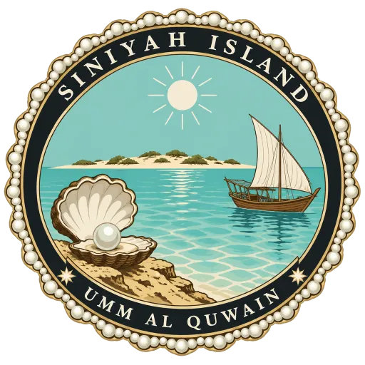 Siniyah Island travel stamp