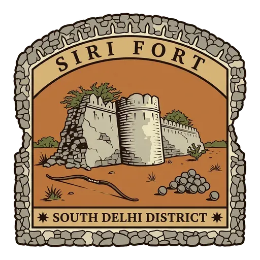 Siri Fort travel stamp