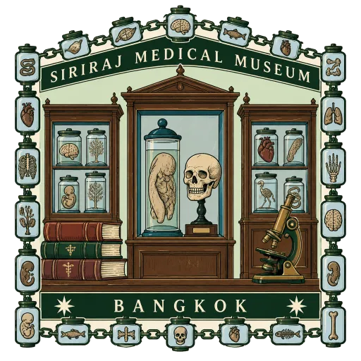 Siriraj Medical Museum travel stamp