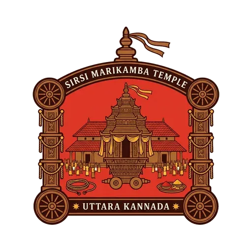 Sirsi Marikamba Temple travel stamp