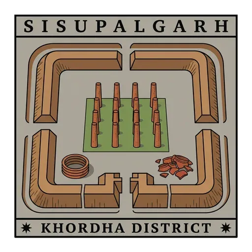 Sisupalgarh travel stamp