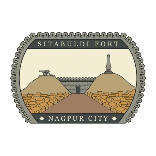 Sitabuldi Fort travel stamp