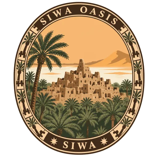 Siwa Oasis travel stamp