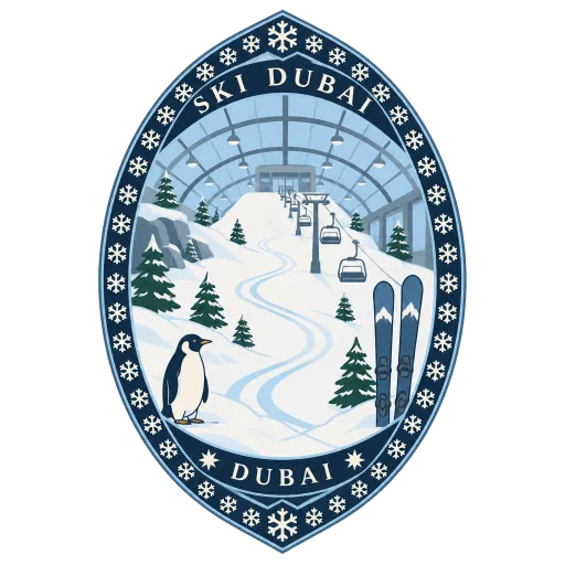 Ski Dubai travel stamp