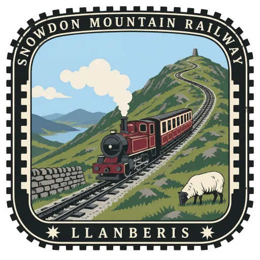 Snowdon Mountain Railway travel stamp