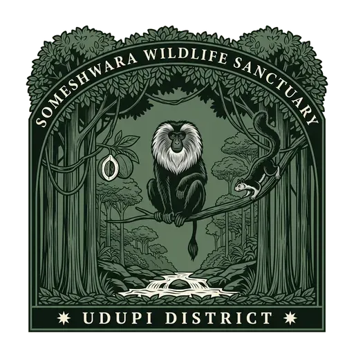 Someshwara Wildlife Sanctuary travel stamp