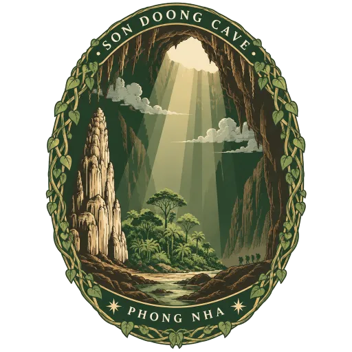 Son Doong Cave travel stamp