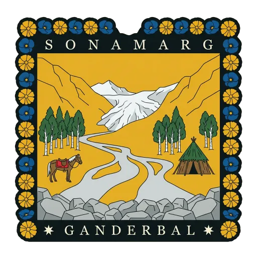 Sonamarg travel stamp