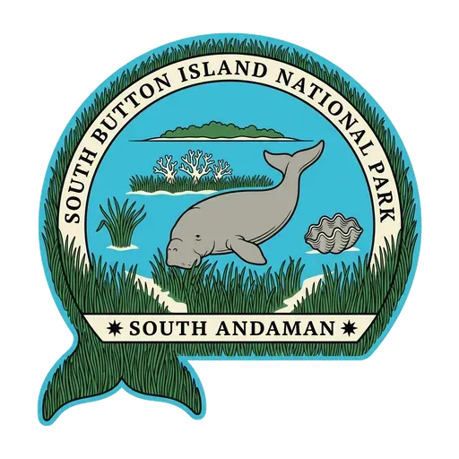 South Button Island National Park travel stamp