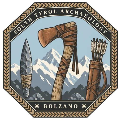 South Tyrol Museum of Archaeology travel stamp