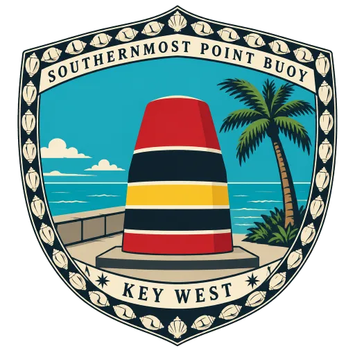 Southernmost Point Buoy travel stamp