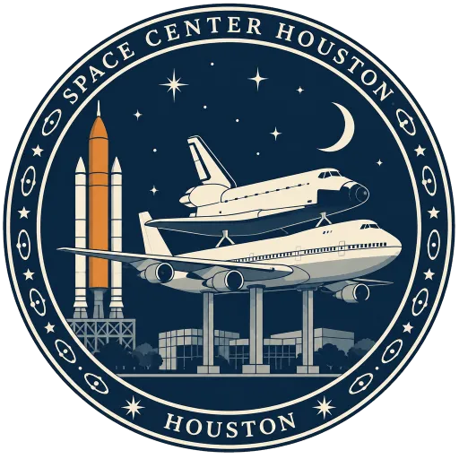 Space Center Houston travel stamp