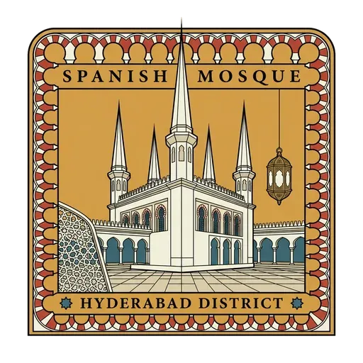 Spanish Mosque travel stamp