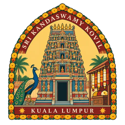 Sri Kandaswamy Kovil travel stamp