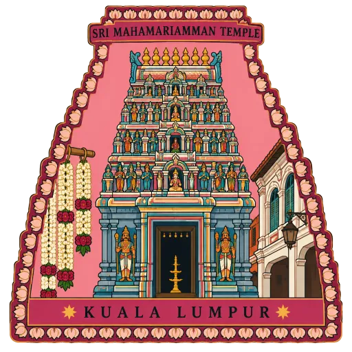 Sri Mahamariamman Temple travel stamp