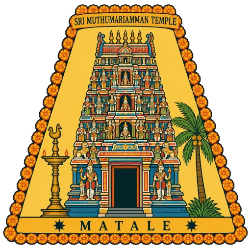 Sri Muthumariamman Temple travel stamp