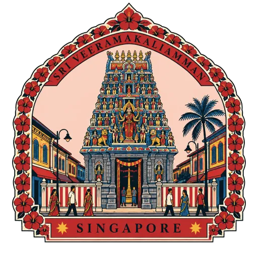 Sri Veeramakaliamman Temple travel stamp