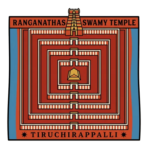 Ranganathaswamy Temple travel stamp