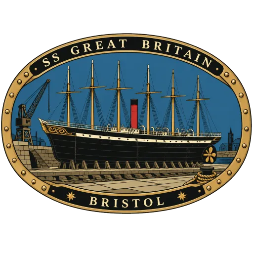 SS Great Britain travel stamp