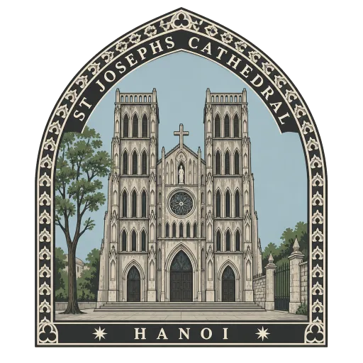 St. Joseph's Cathedral travel stamp