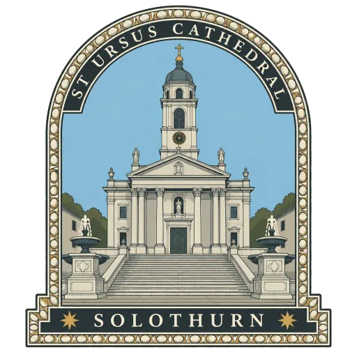 St. Ursus Cathedral travel stamp