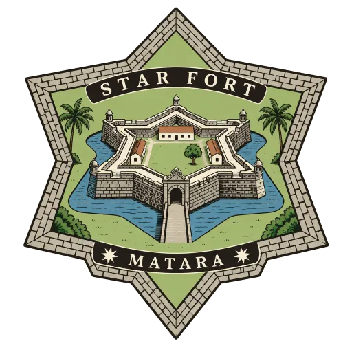 Star Fort, Matara travel stamp