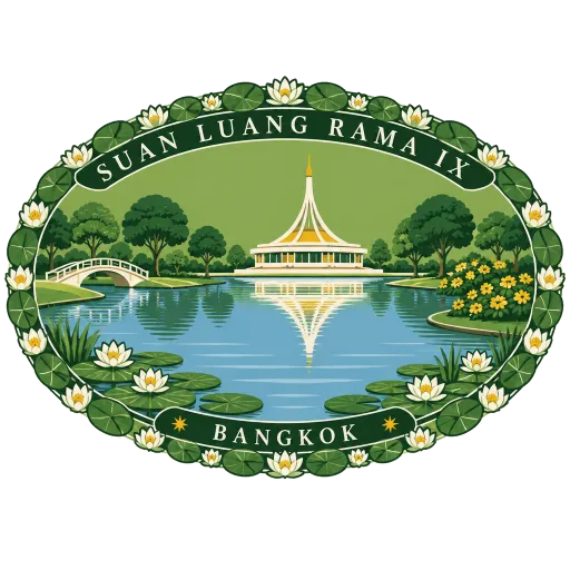 Suan Luang Rama IX travel stamp