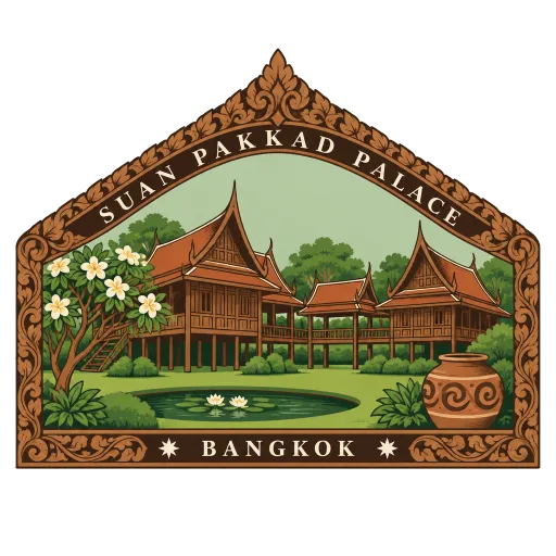 Suan Pakkad Palace travel stamp