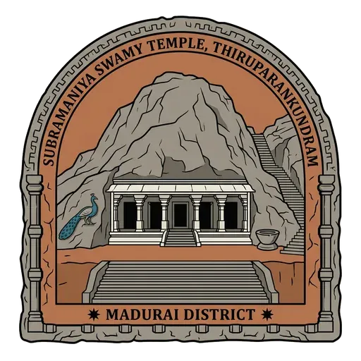 Subramaniya Swamy Temple, Thiruparankundram travel stamp