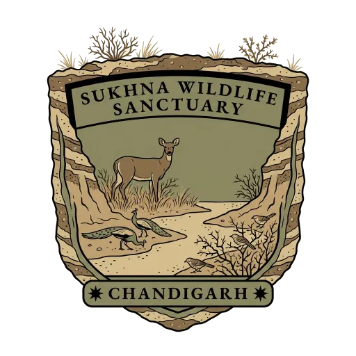Sukhna Wildlife Sanctuary travel stamp