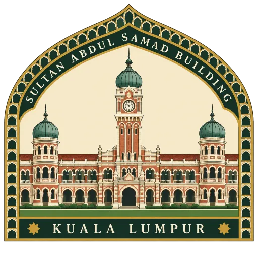 Sultan Abdul Samad Building travel stamp