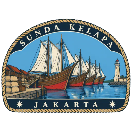 Sunda Kelapa travel stamp