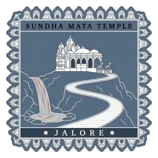 Sundha Mata Temple travel stamp