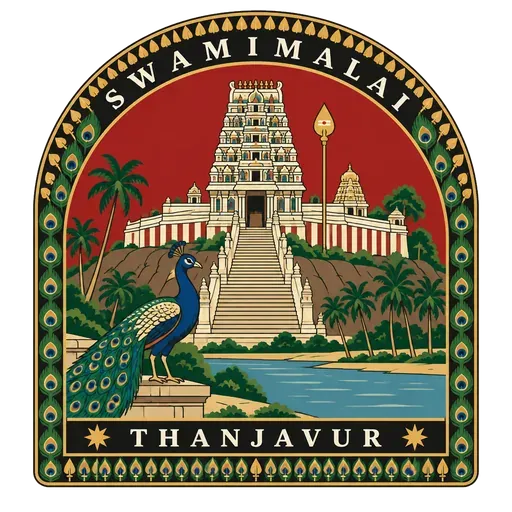 Swamimalai Murugan Temple travel stamp