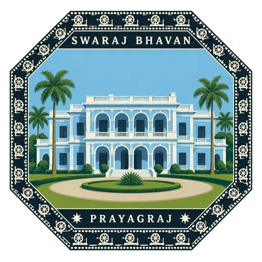 Swaraj Bhavan travel stamp