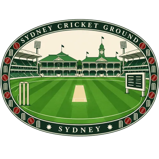 Sydney Cricket Ground travel stamp