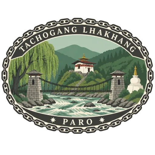 Tachogang Lhakhang travel stamp