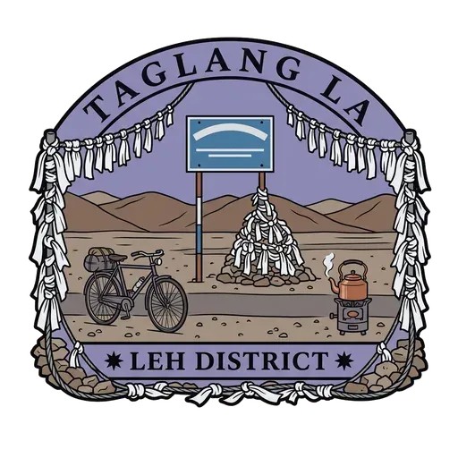 Taglang La travel stamp