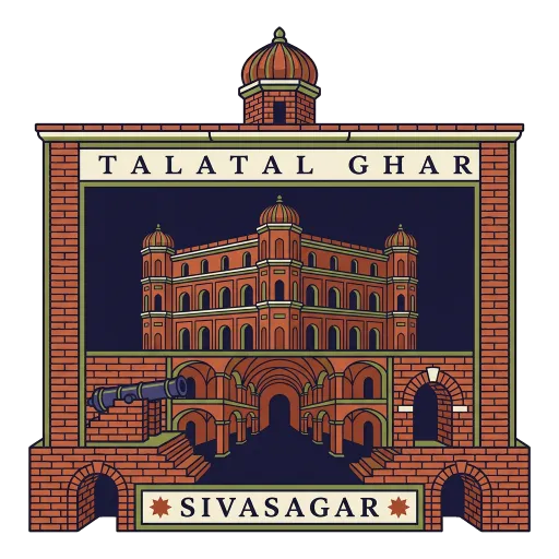 Talatal Ghar travel stamp