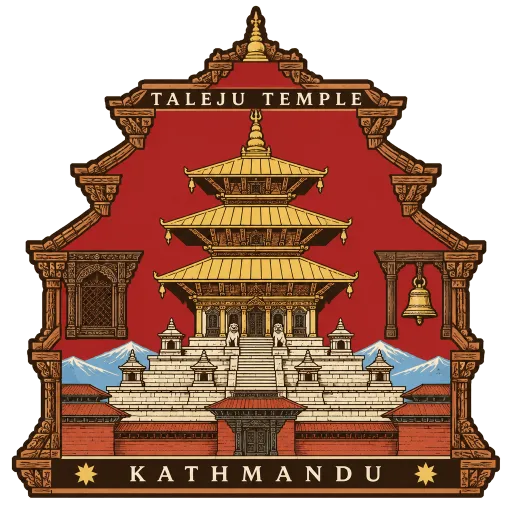 Taleju Temple travel stamp