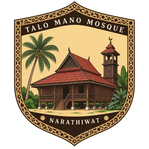Talo Mano Mosque travel stamp