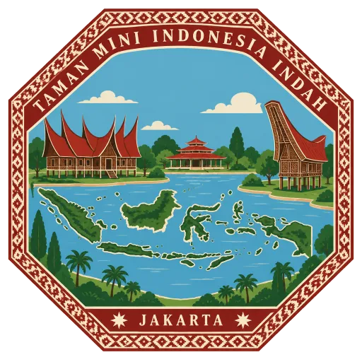Taman Mini Indonesia Indah travel stamp