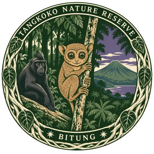Tangkoko Nature Reserve travel stamp