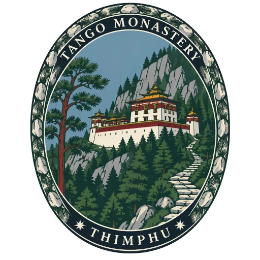 Tango Monastery travel stamp