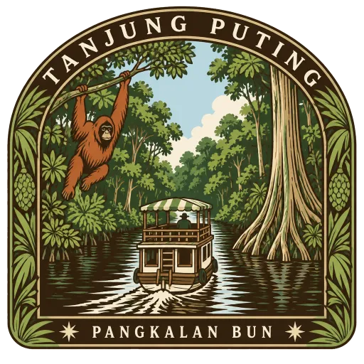 Tanjung Puting National Park travel stamp